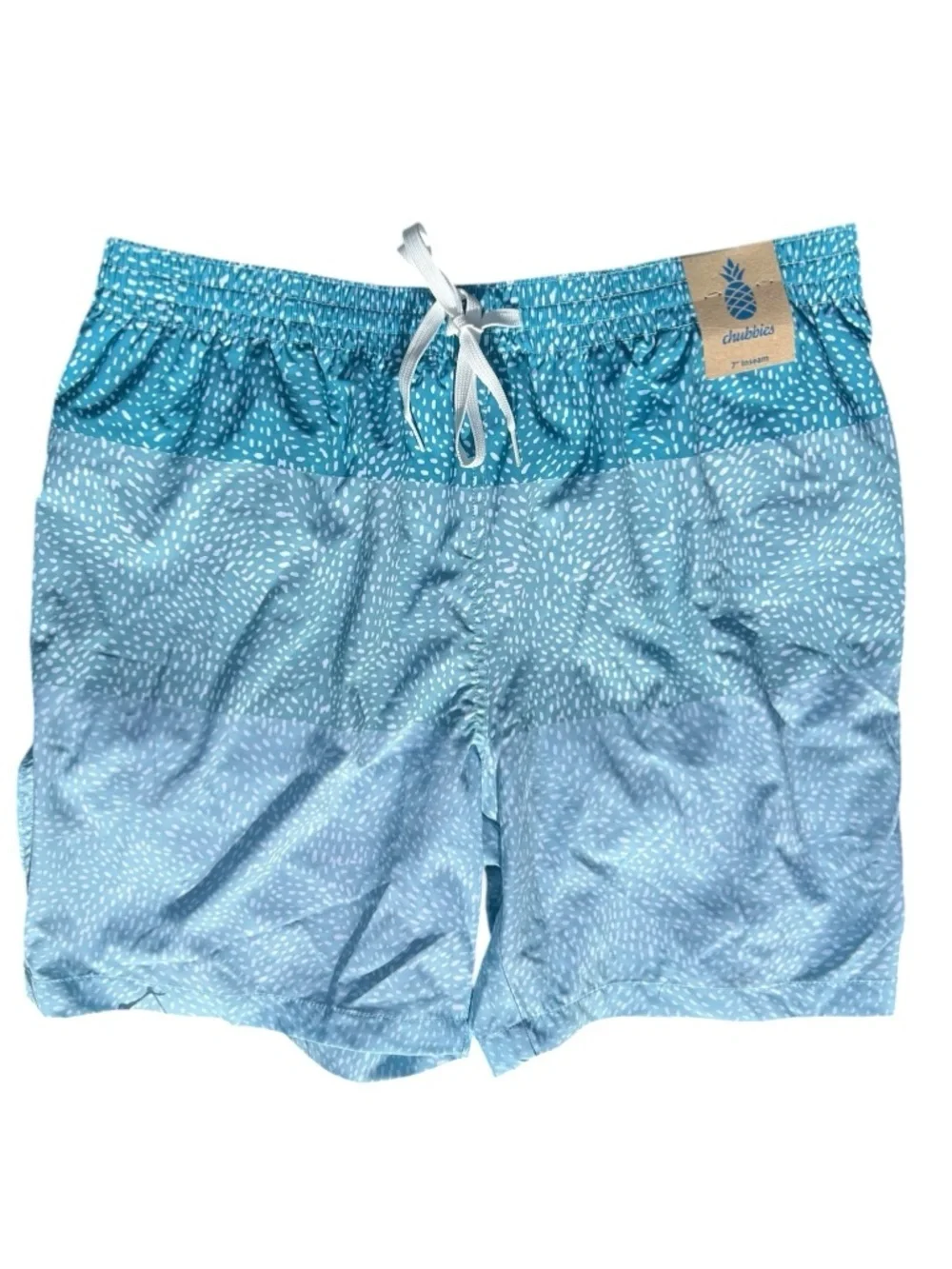 Chubbies 2XL Mens Swim trunks The Whale Sharks 7” Classic NWT